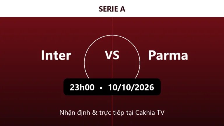 Nhận định Inter vs Parma 23h00 ngày 10/10/2026